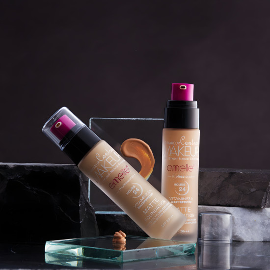 Emelie Paris 24 Hours Waterproof Matte Foundation